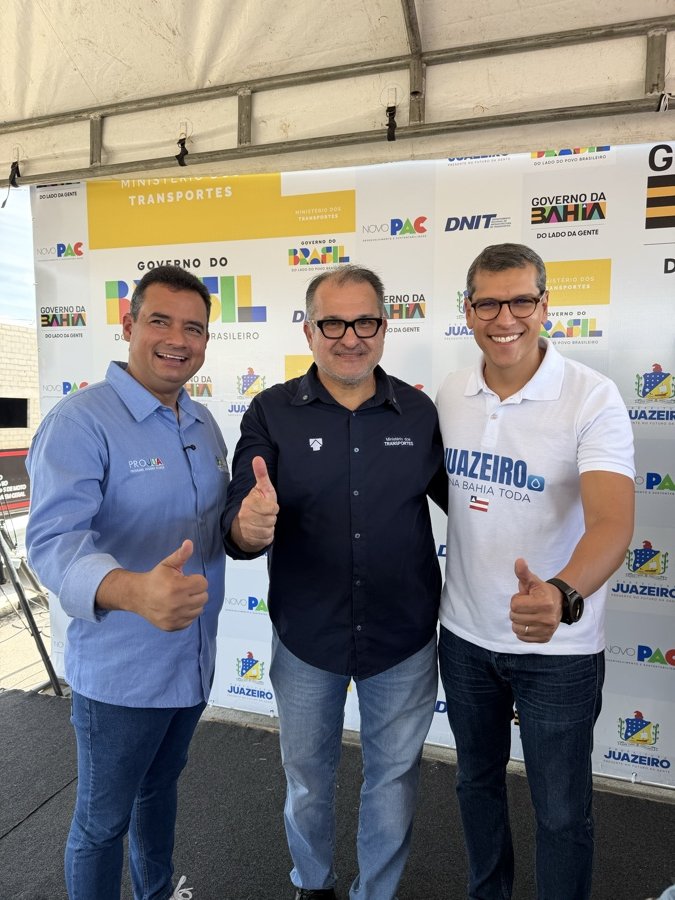Jayminho em agenda com painel do Ministério dos Transportes e do Novo PAC